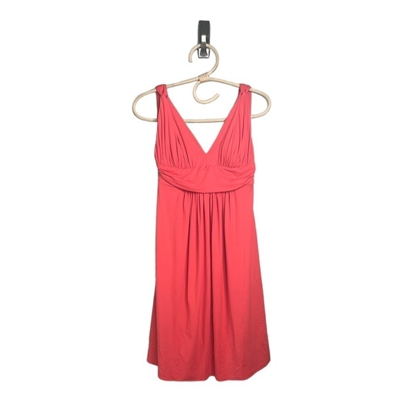 Carmen Marc Valvo Coral Nylon Spandex Swim Spa Cover Up Dress Size Small - Picture 1 of 12